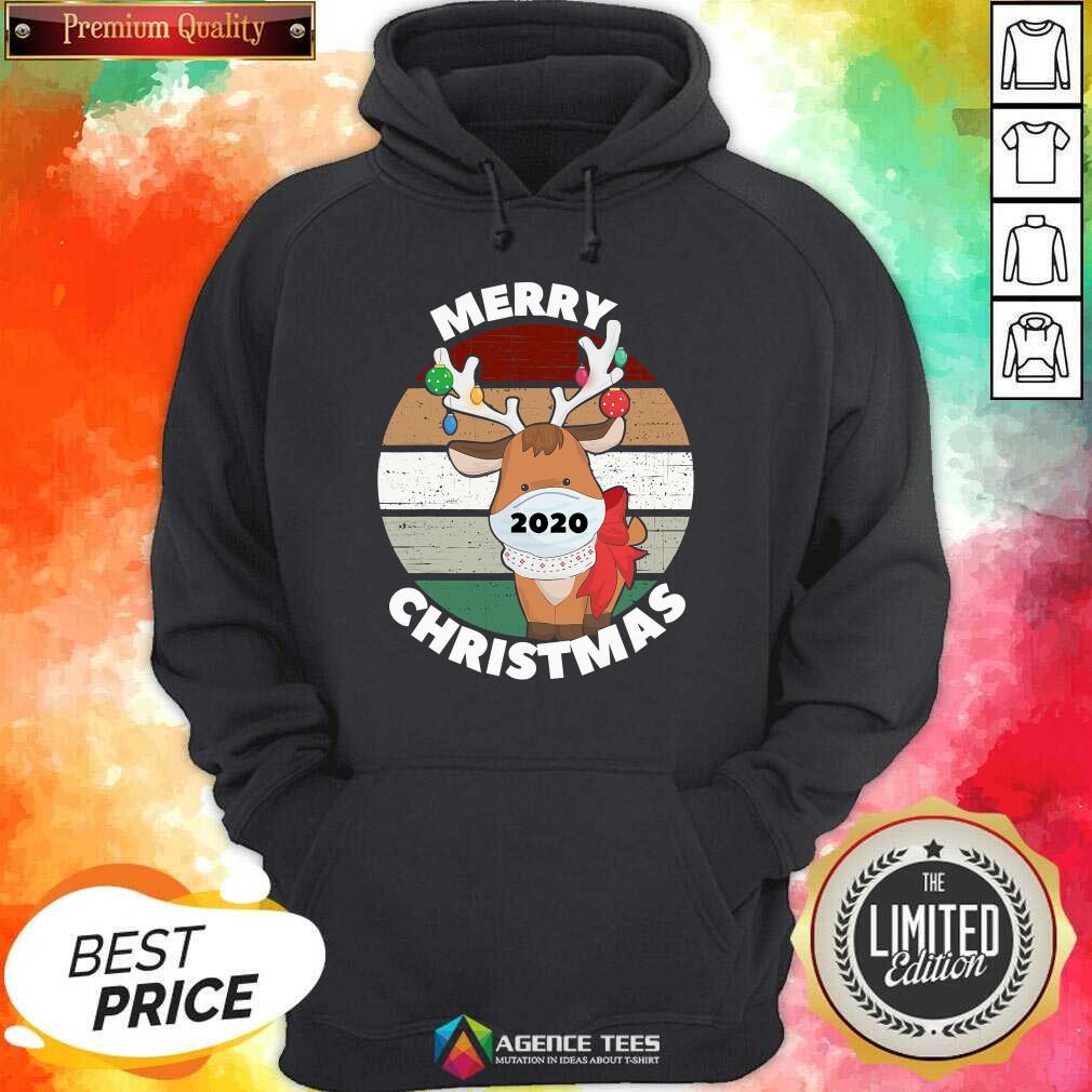 Funny Merry Christmas 2020 Reindeer Wear Mask Vintage Shirt
