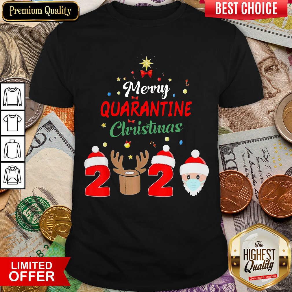 Funny Merry Quarantine Christmas 2020 Shirt