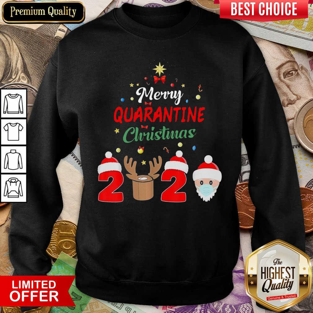 Funny Merry Quarantine Christmas 2020 Shirt