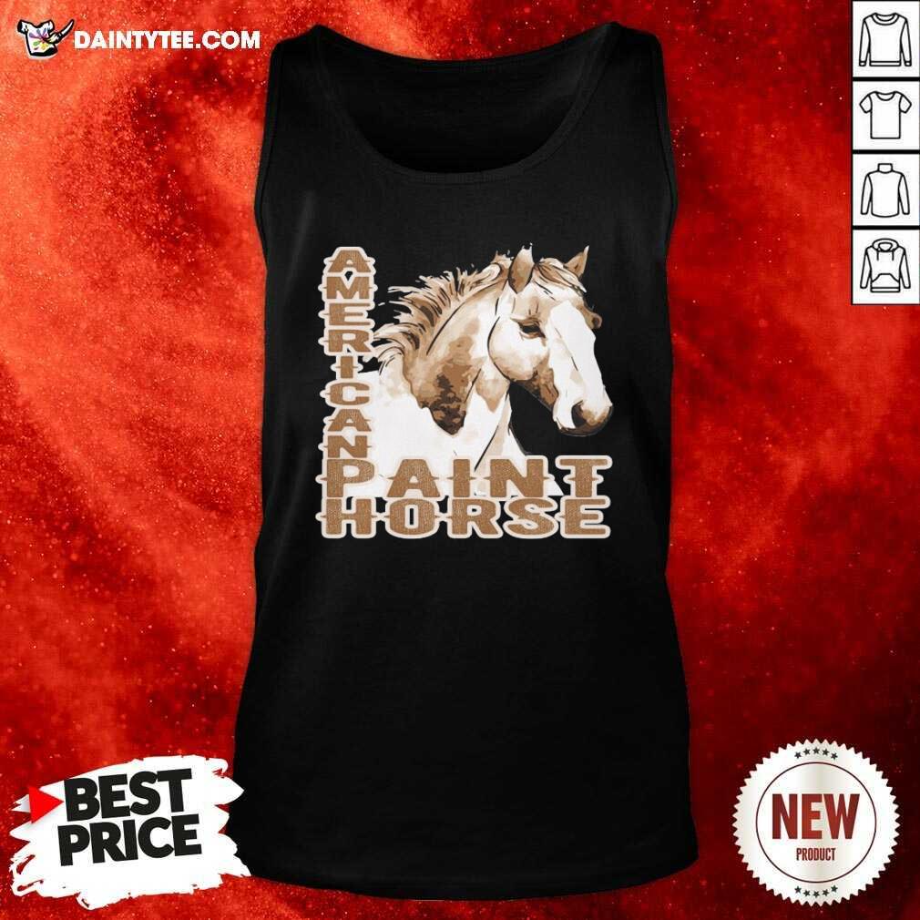 Funny Paint Horse American Shirt