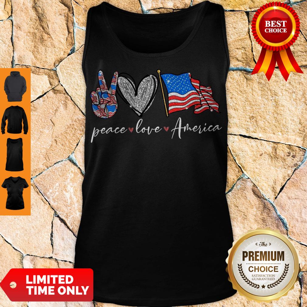 Funny Peace Love America Shirt