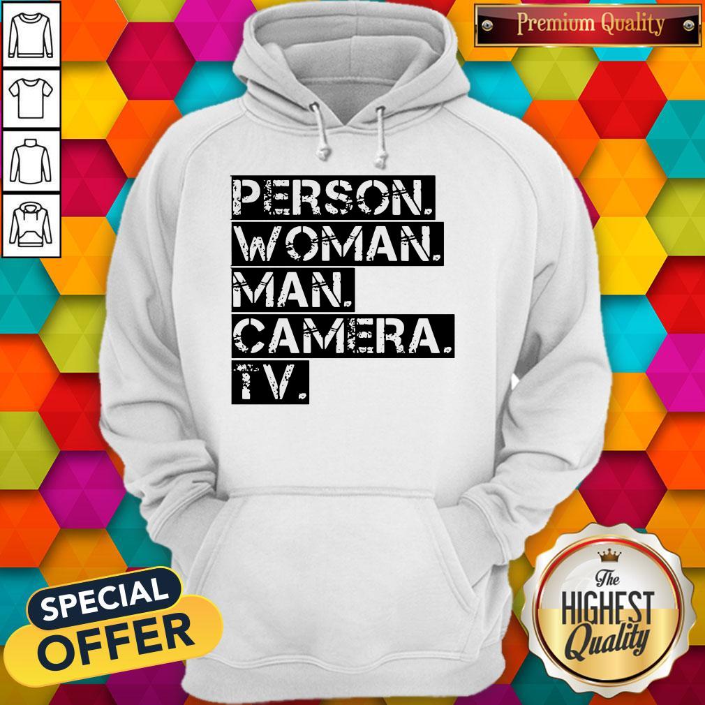 Funny Person Woman Man Camera TV US Shirt