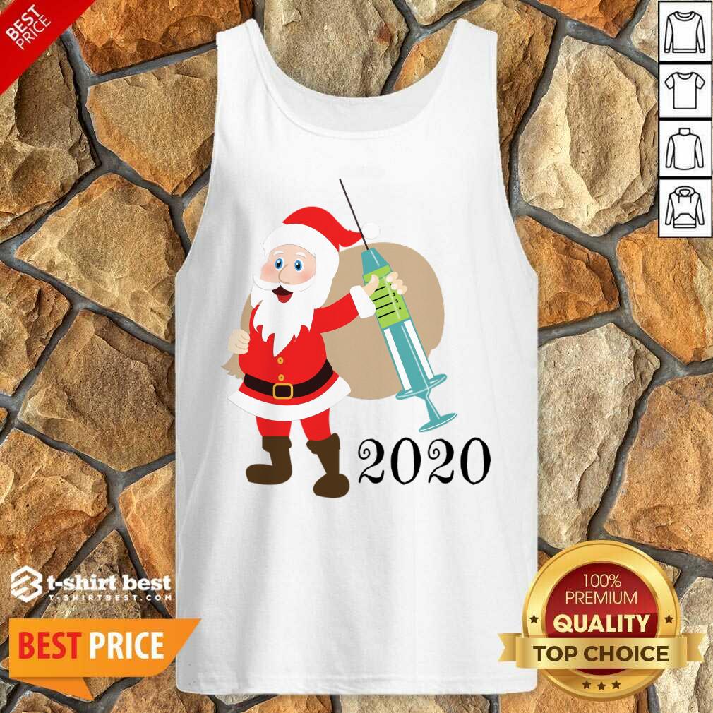 Funny Santa 2020 Delivering Vaccine Shirt