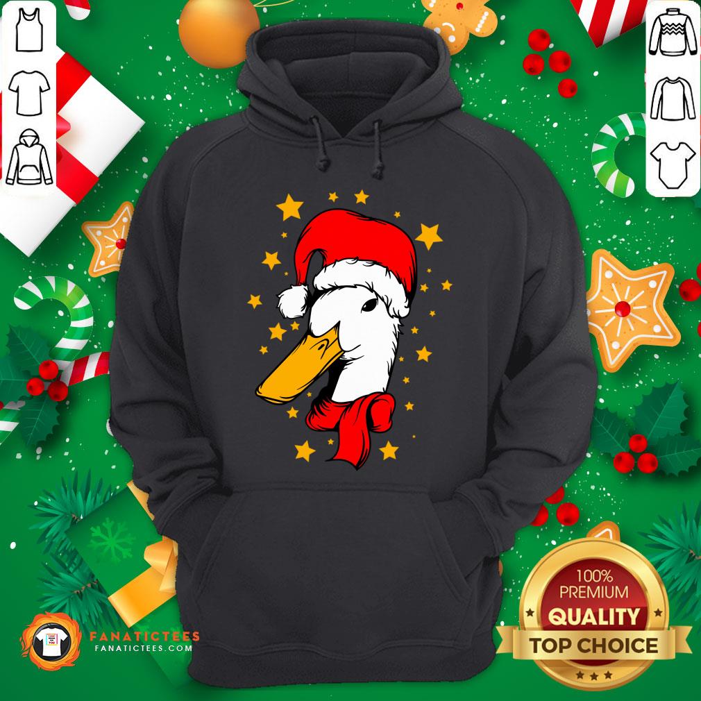 Funny Santa Claus As A Duck - Merry Christmas T-Shirt
