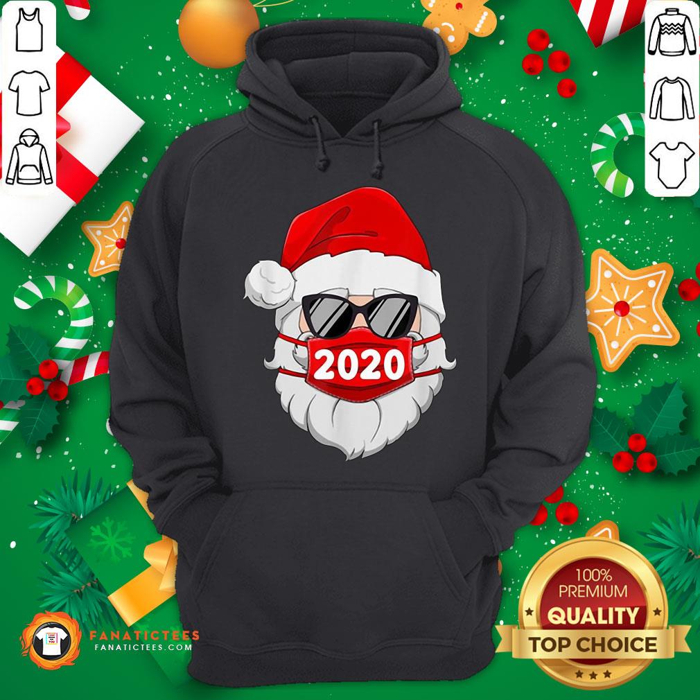 Funny Santa With Face Mask 2020 Christmas Shirt