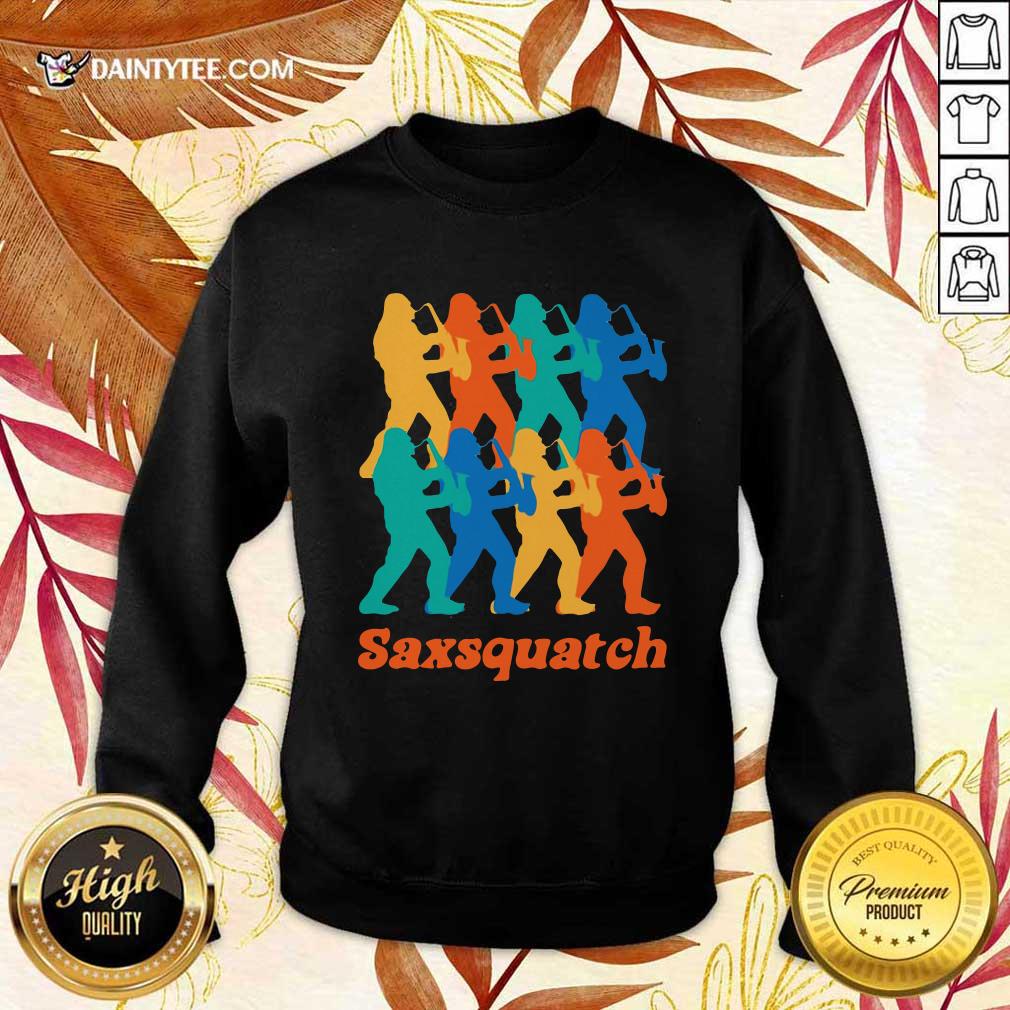Funny Saxsquatch Merch Squatches Shirt