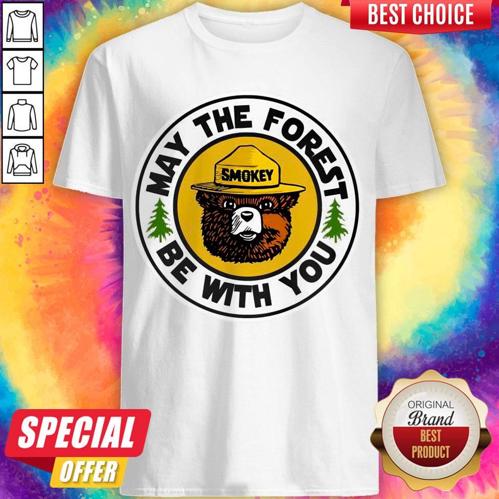 Funny Smokey Bear May The Forest Be With You Shirt