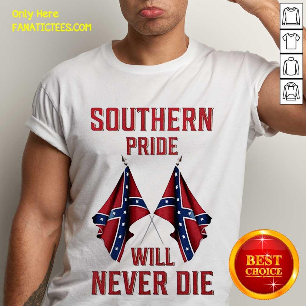 Funny Southern Pride Will Never Die Flag US T-Shirt