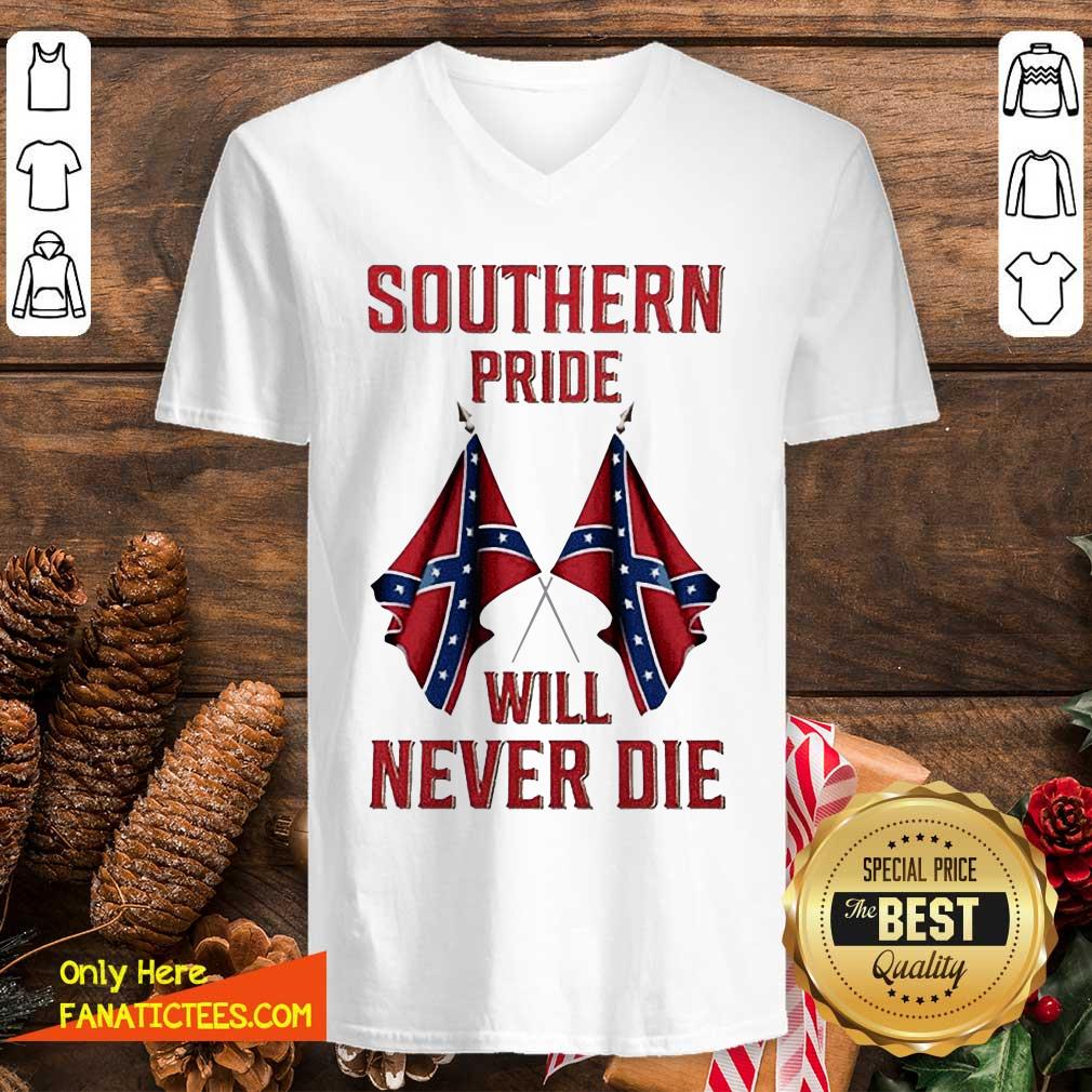 Funny Southern Pride Will Never Die Flag US T-Shirt