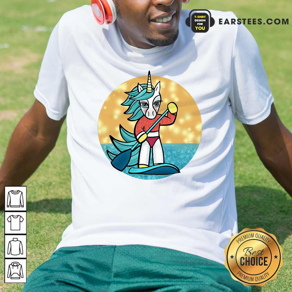 Funny Sup Unicorn Paddleboard T-Shirt