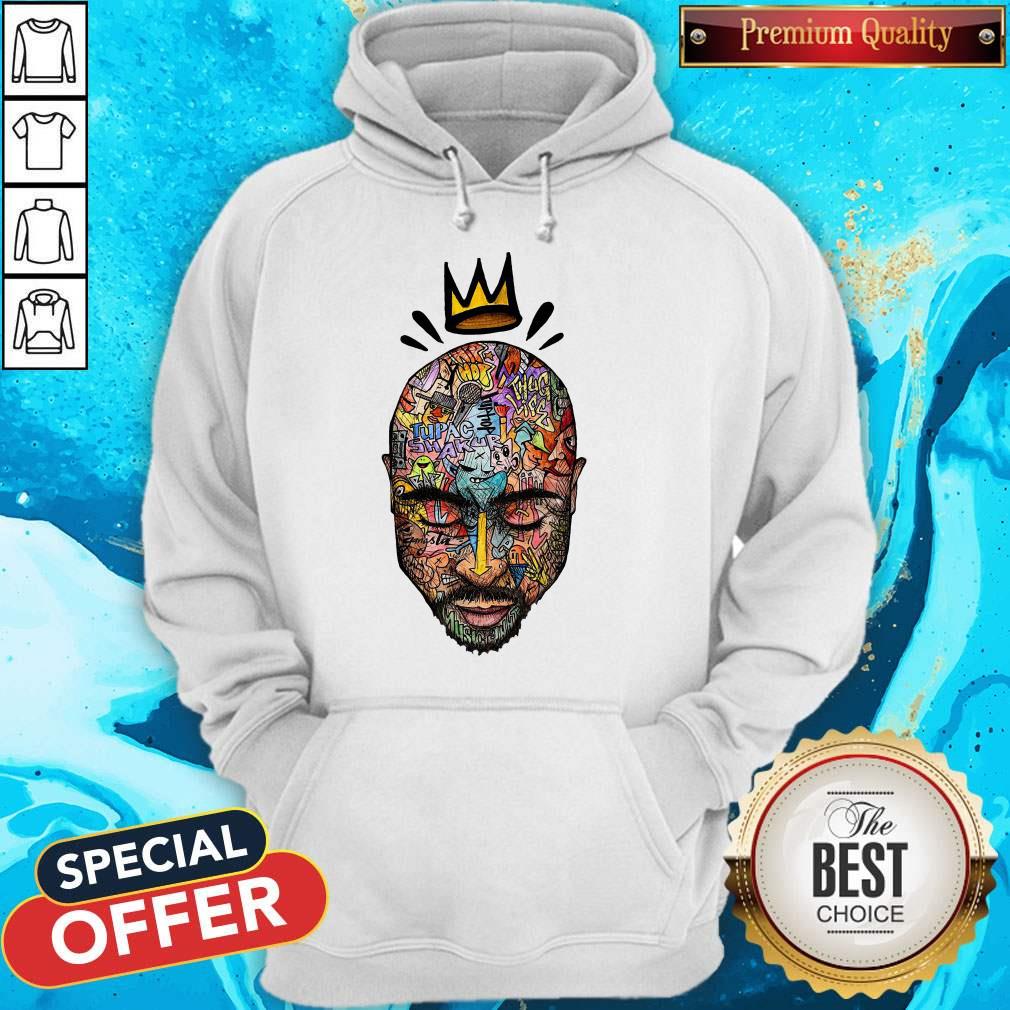 Funny Tupac Shakur Thug Life King Art Shirt