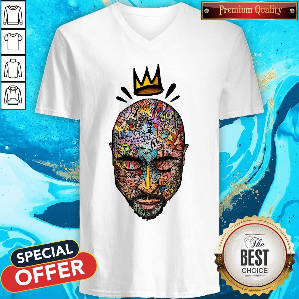 Funny Tupac Shakur Thug Life King Art Shirt