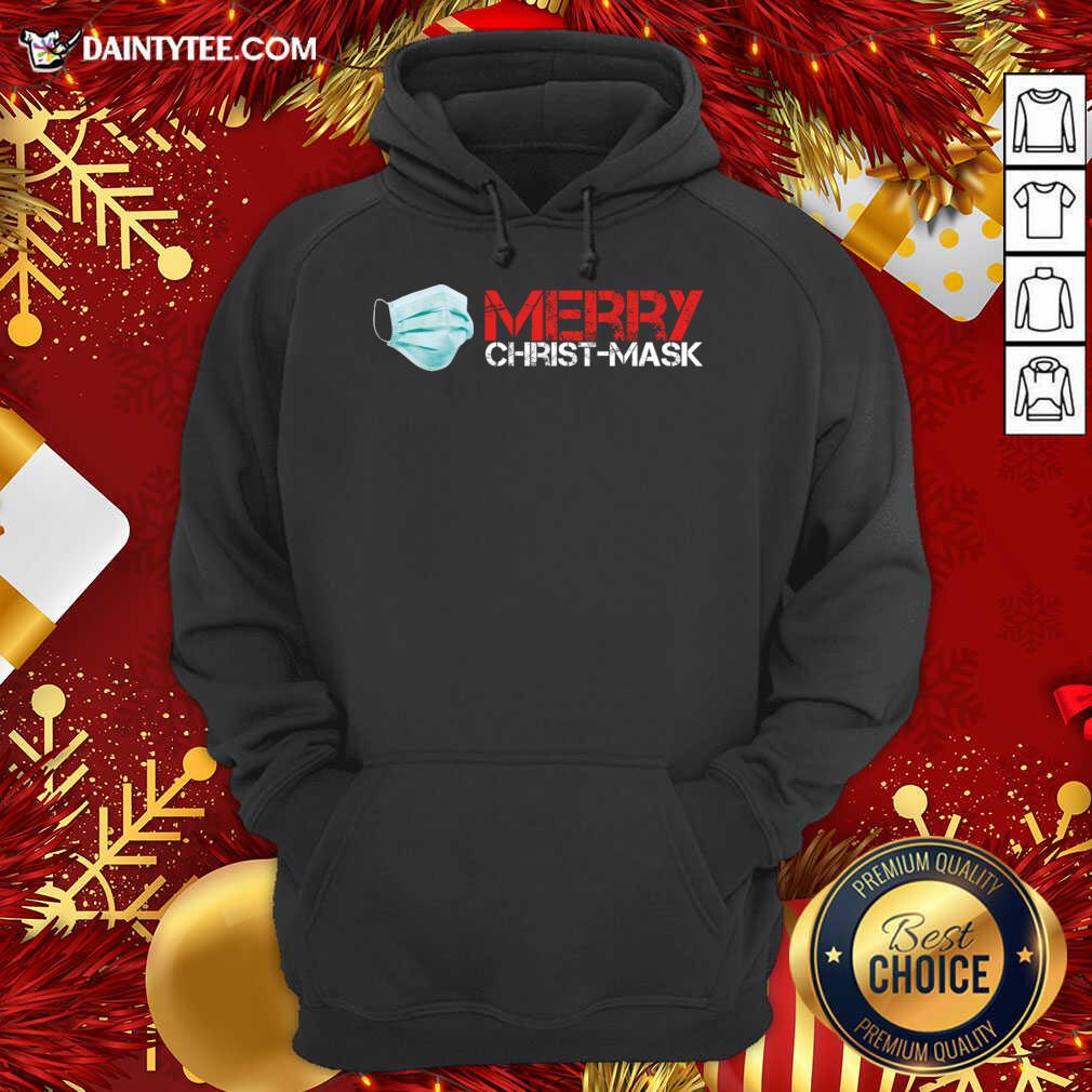 Funny Xmas Merry Christ Mask 2020 Quarantine Christmas T-Shirt