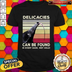 Giant Anteater Delicacies Can Be Found In Every Dark Wet Hole Shirt