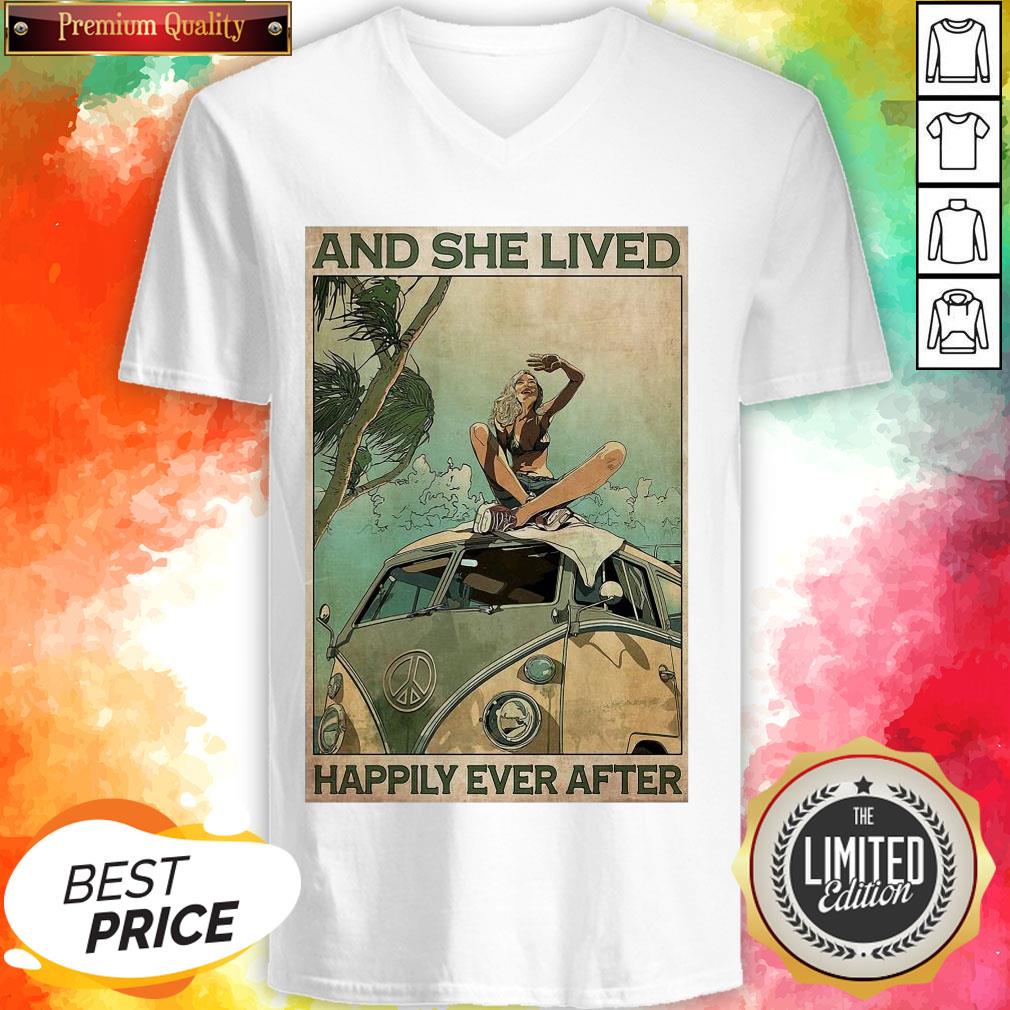 Girl And She Lived Happily Ever After Shirt