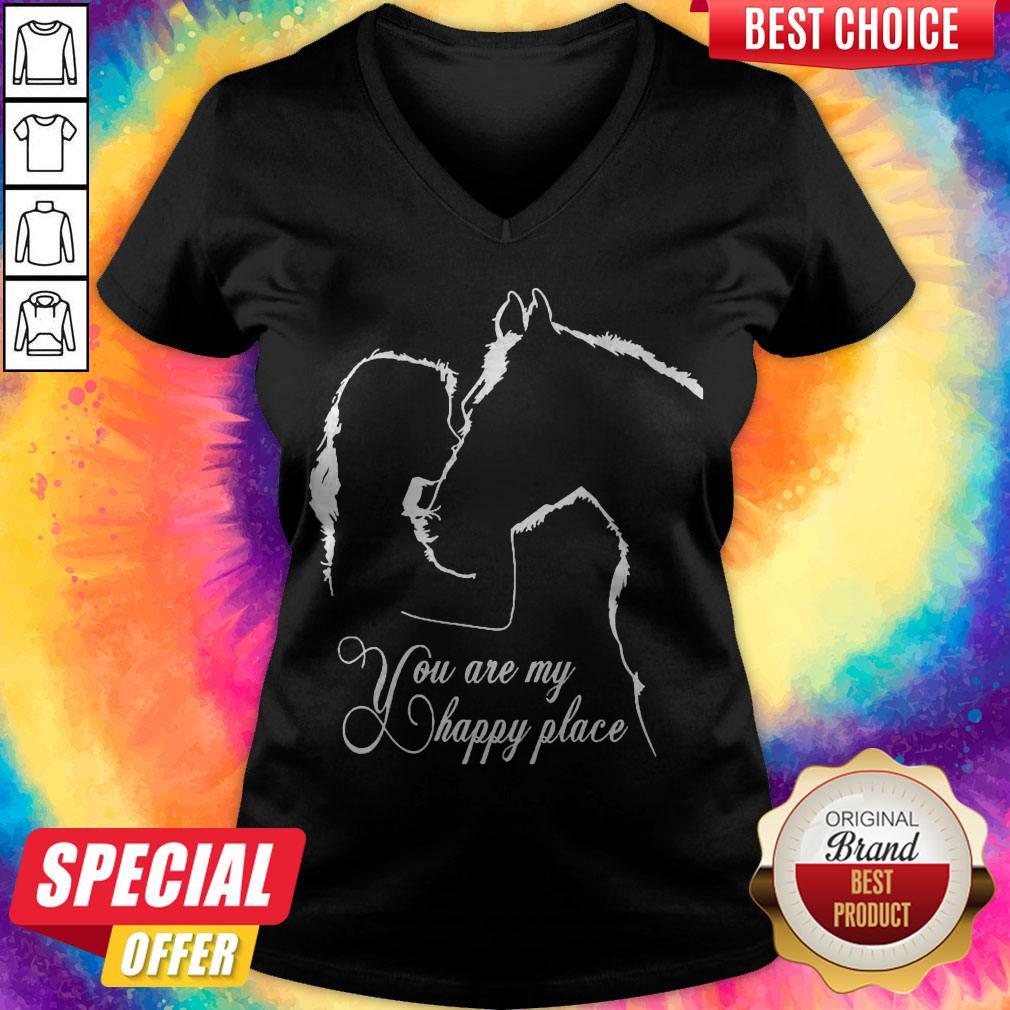 Girl Kiss Horse You Are My Happy Place Shirt