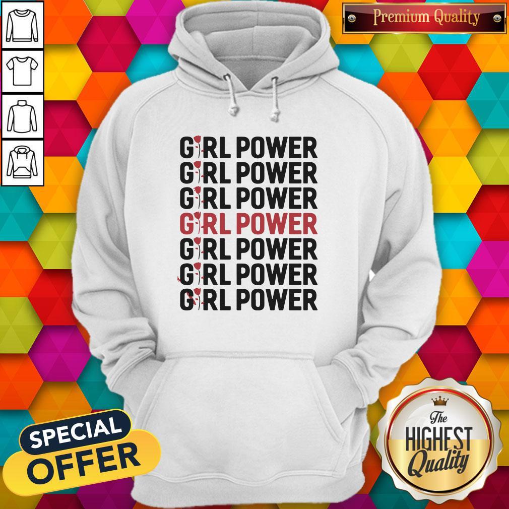 Girl Power Red Black Shirt