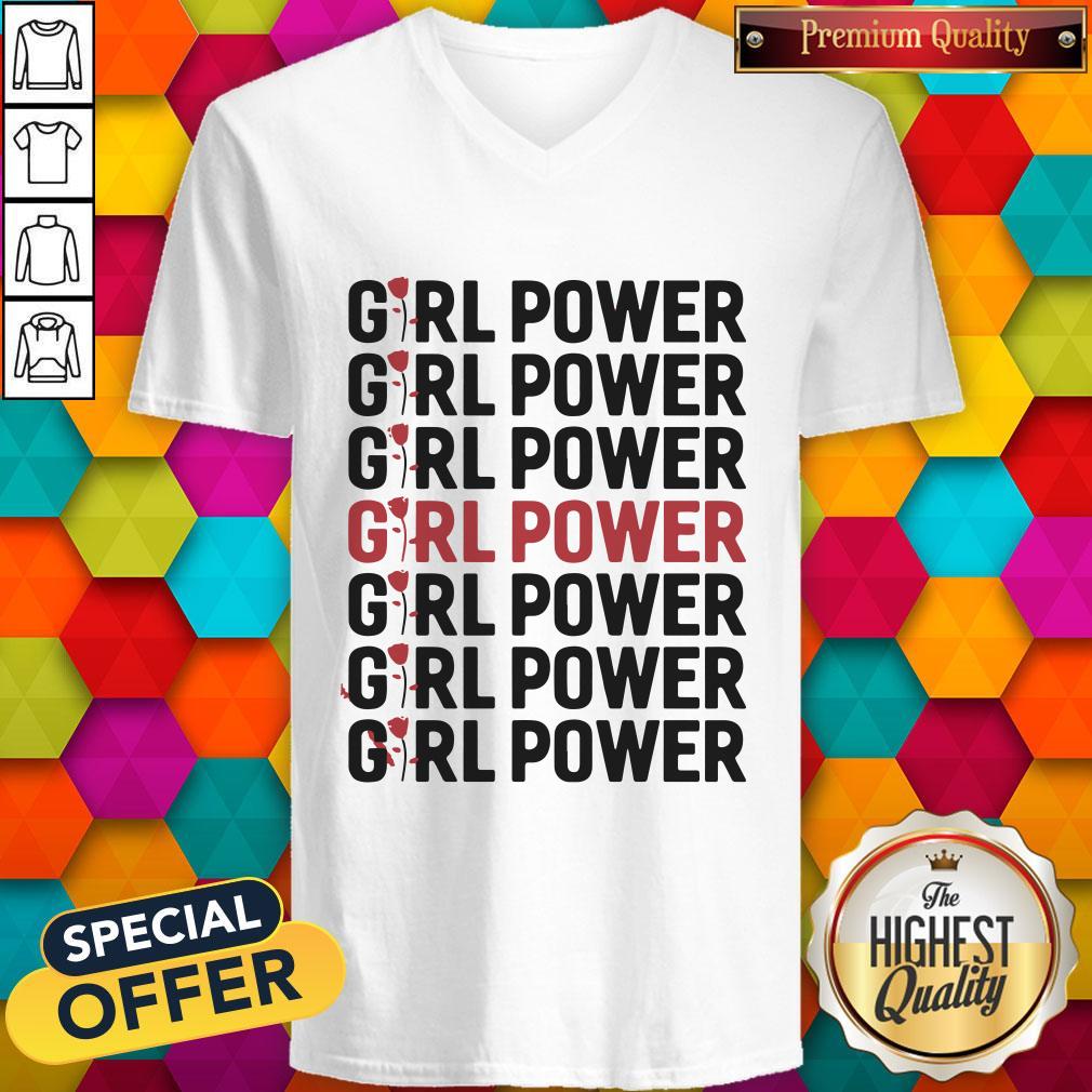 Girl Power Red Black Shirt