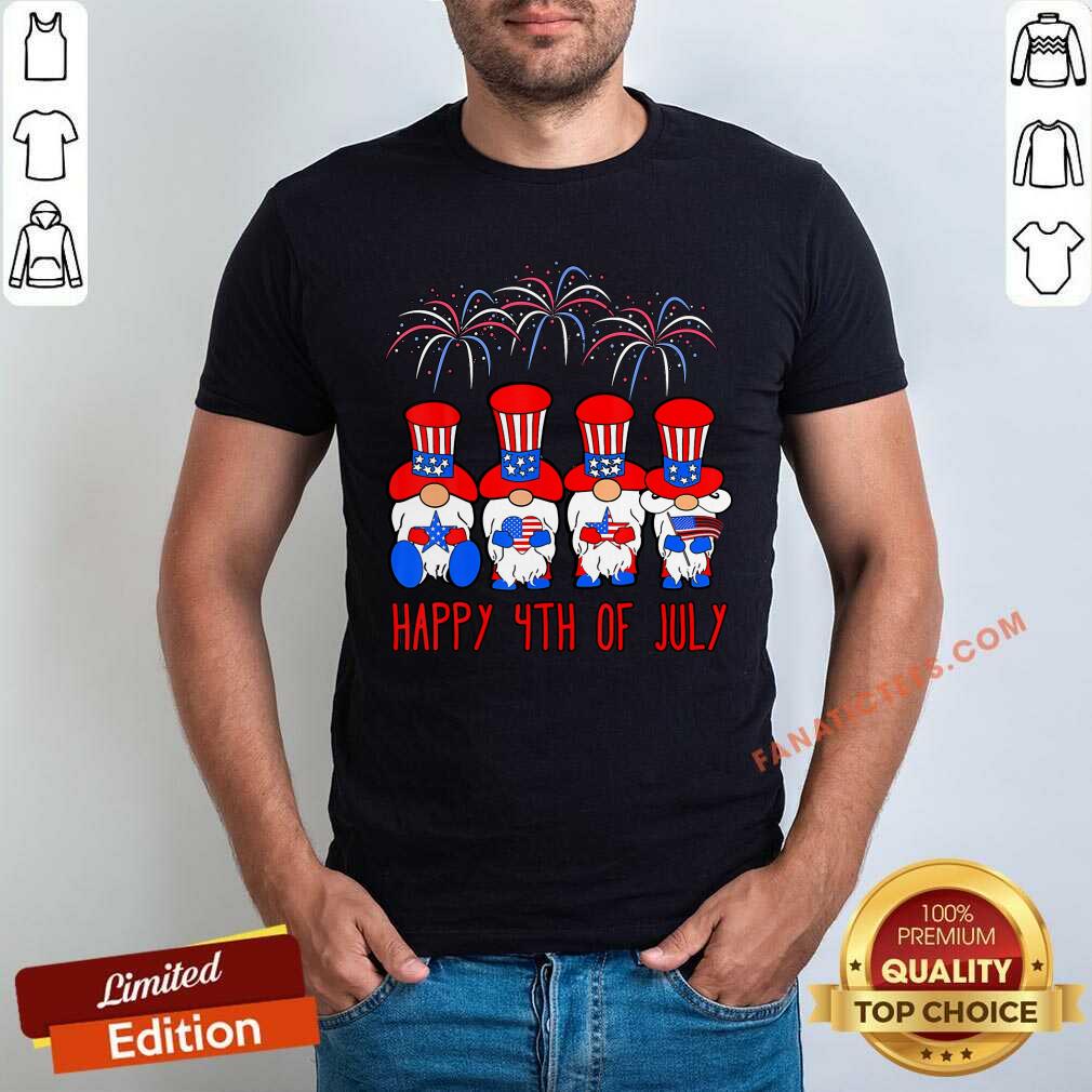 Gnomes Happy Independence Day American Flag Shirt
