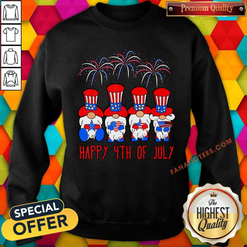 Gnomes Happy Independence Day American Flag Shirt