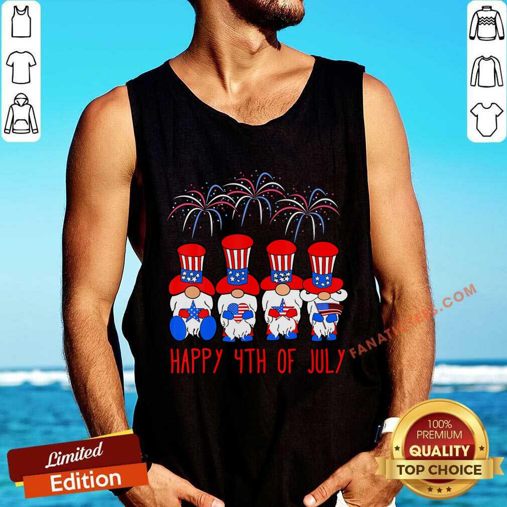 Gnomes Happy Independence Day American Flag Shirt