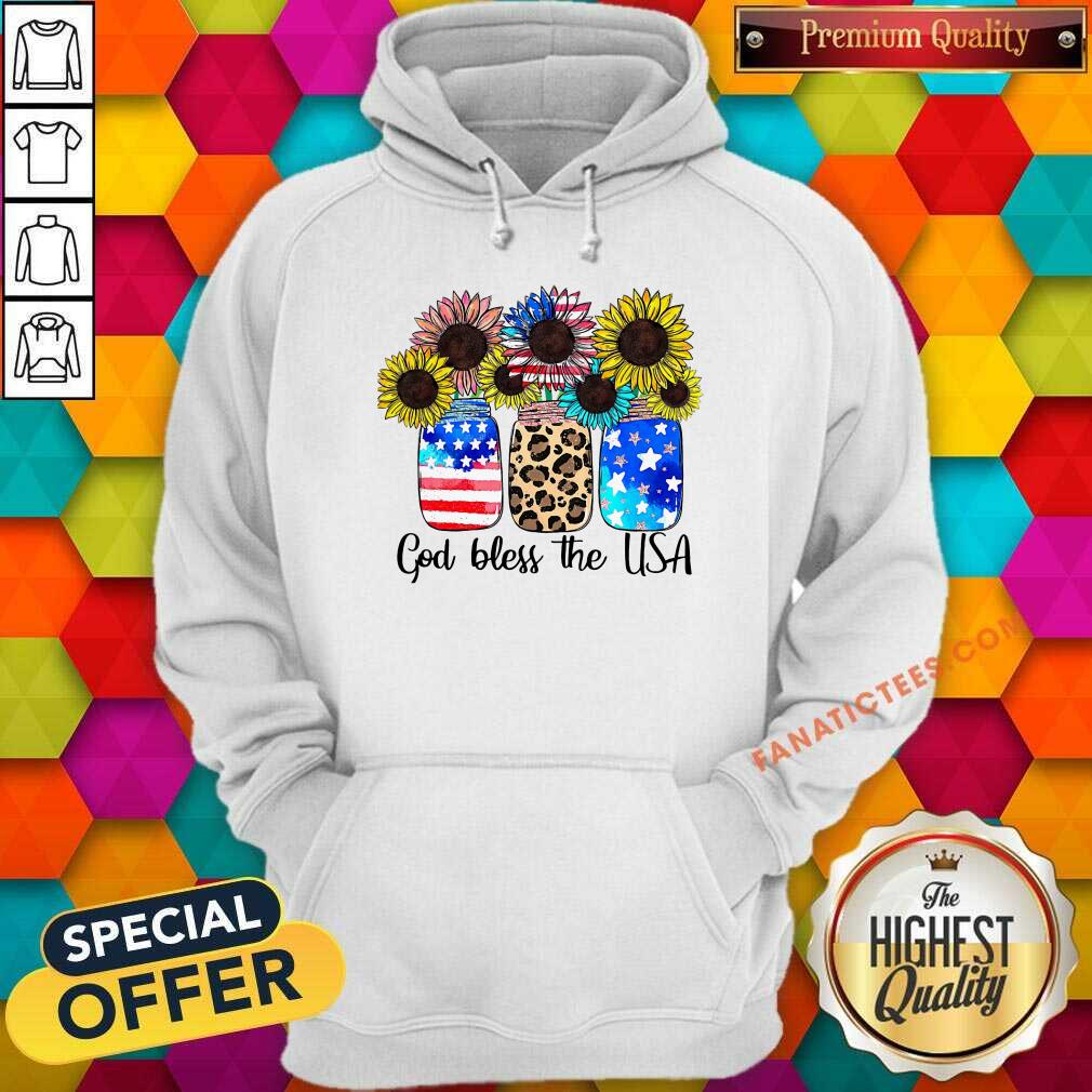God Bless The USA Sunflower Shirt