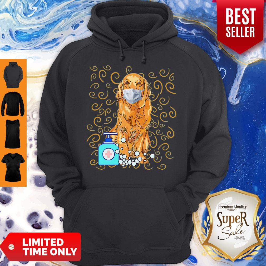 Golden Retriever Mask Handwashing Survived Coronavirus Shirt