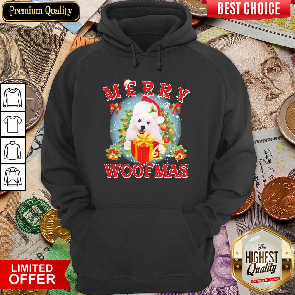 Good American Eskimo Dog Santa Merry Woofmas Christmas Shirt