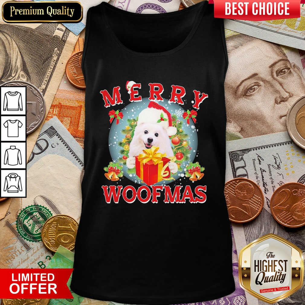 Good American Eskimo Dog Santa Merry Woofmas Christmas Shirt