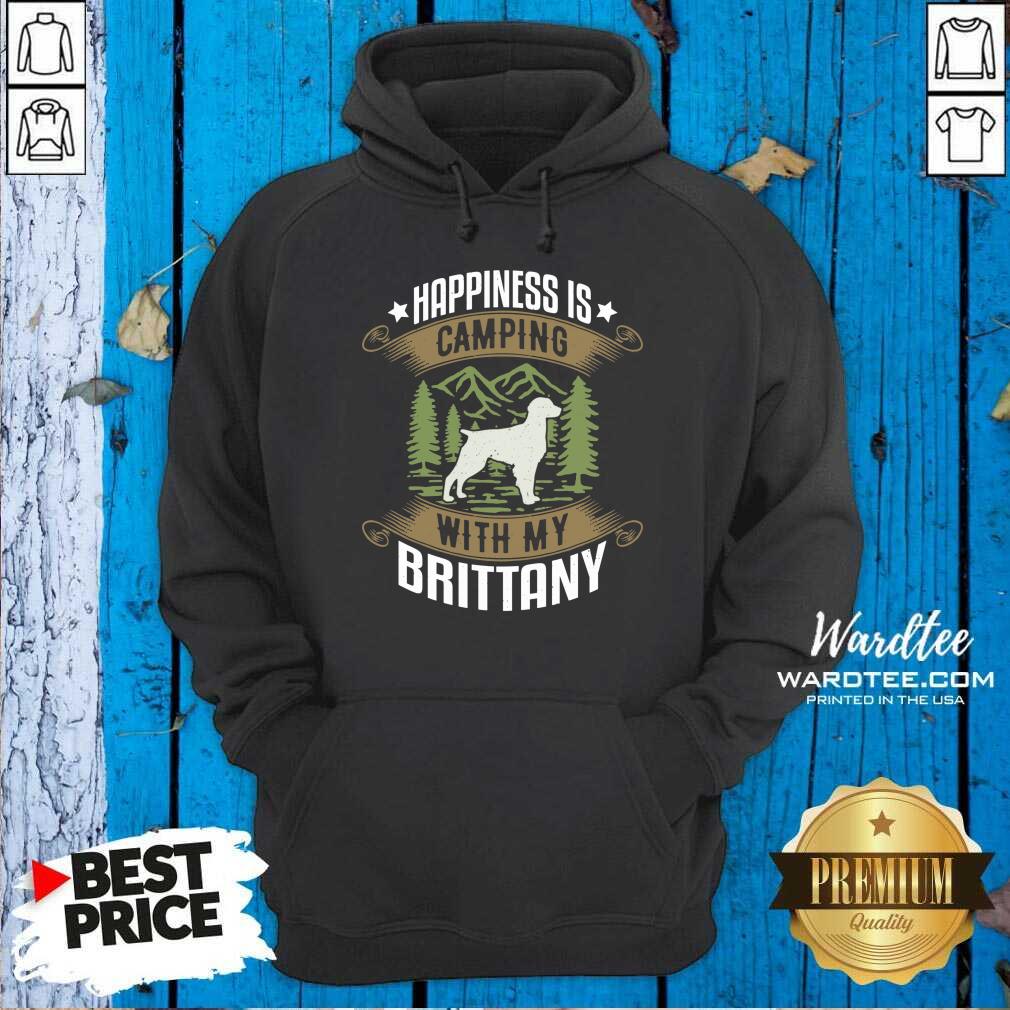 Good Camping With Brittany Camp Camping And Dogs Shirt