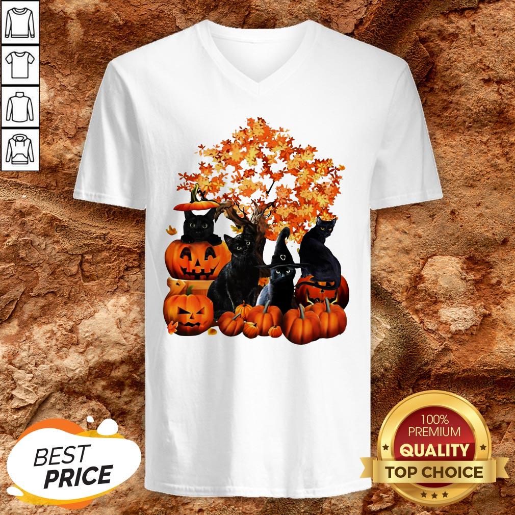 Good Cats Pumpkin Halloween Shirt