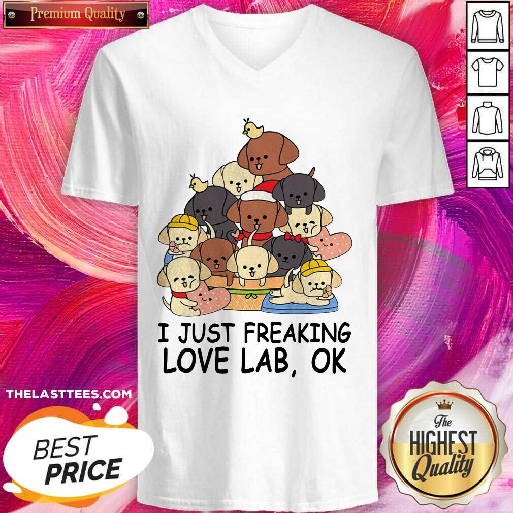 Good Dogs I Just Freaking Love Lab Ok Shirt