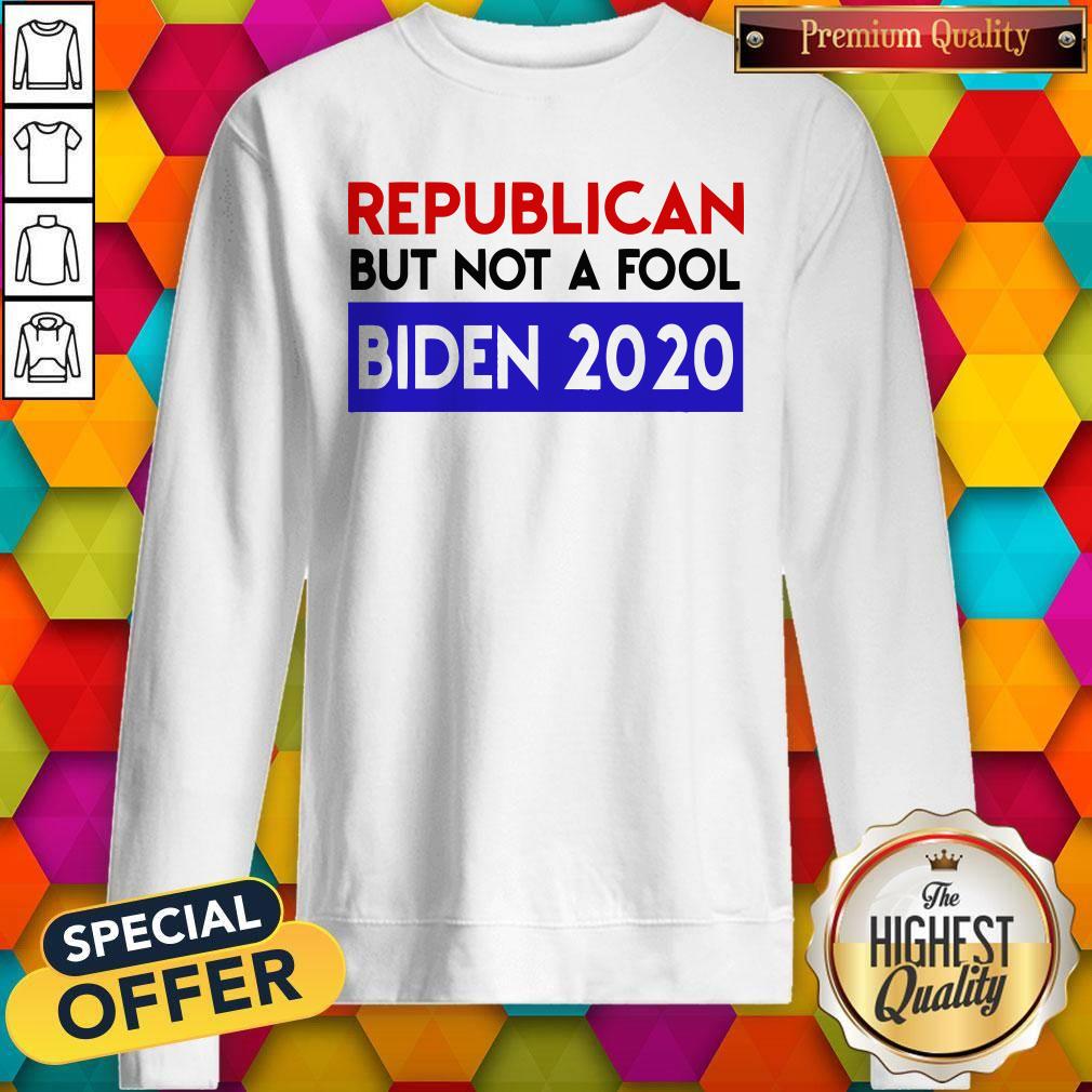 Good Fast Shipping Republican But Not A Fool Biden 2020 Shirt