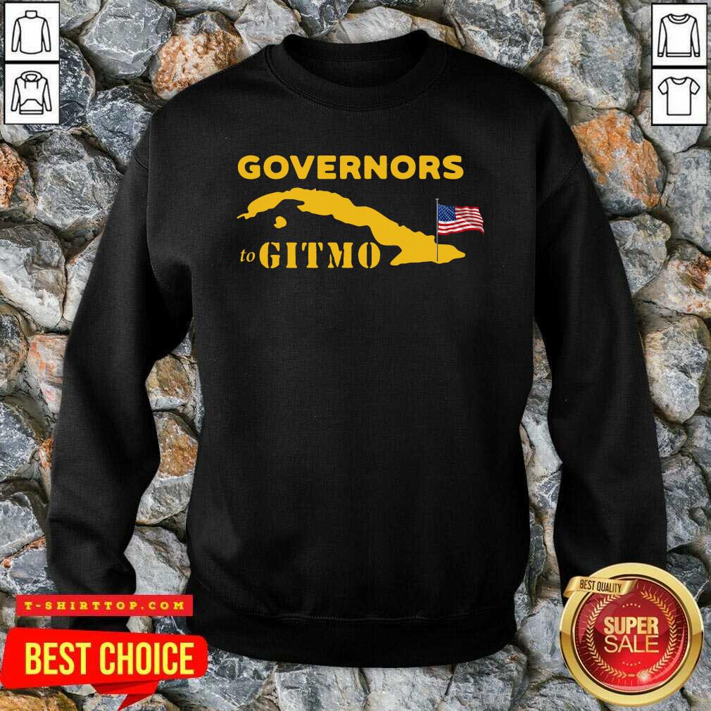 Good Governors To Gitmo American Flag Shirt