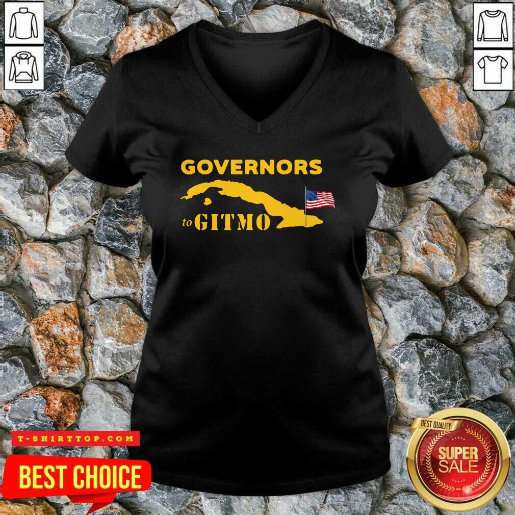 Good Governors To Gitmo American Flag Shirt