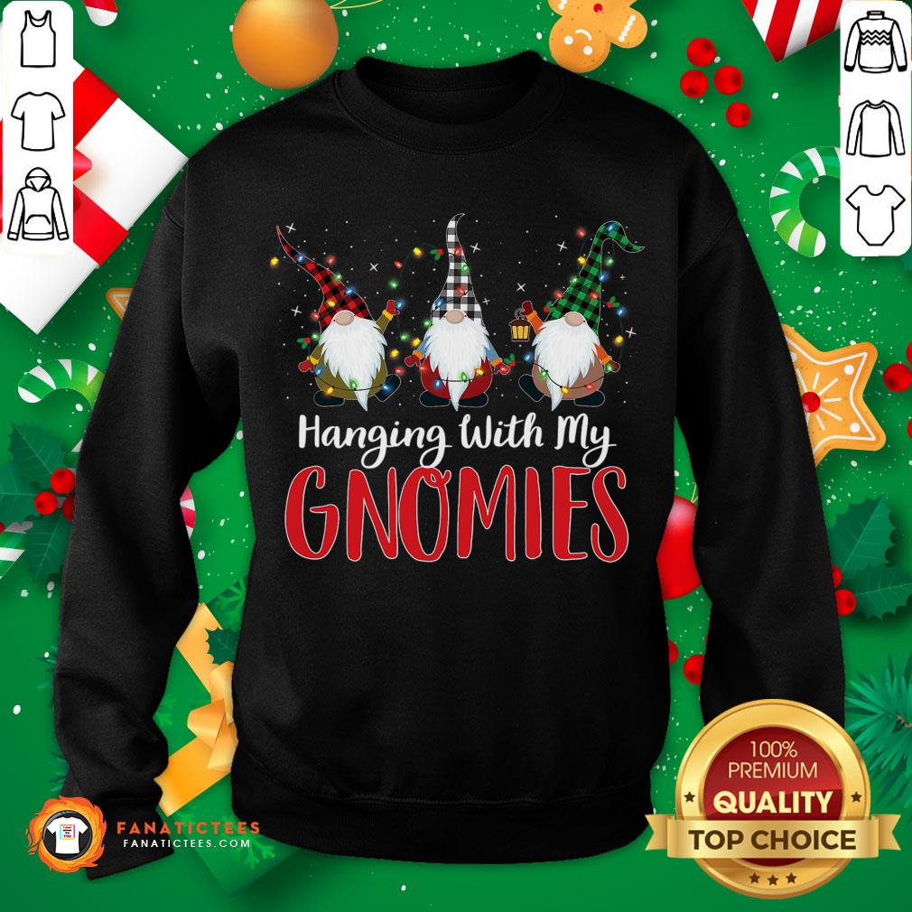 Good Hanging With My Gnomies Nordic Santa Gnome Christmas Pajama T-Shirt