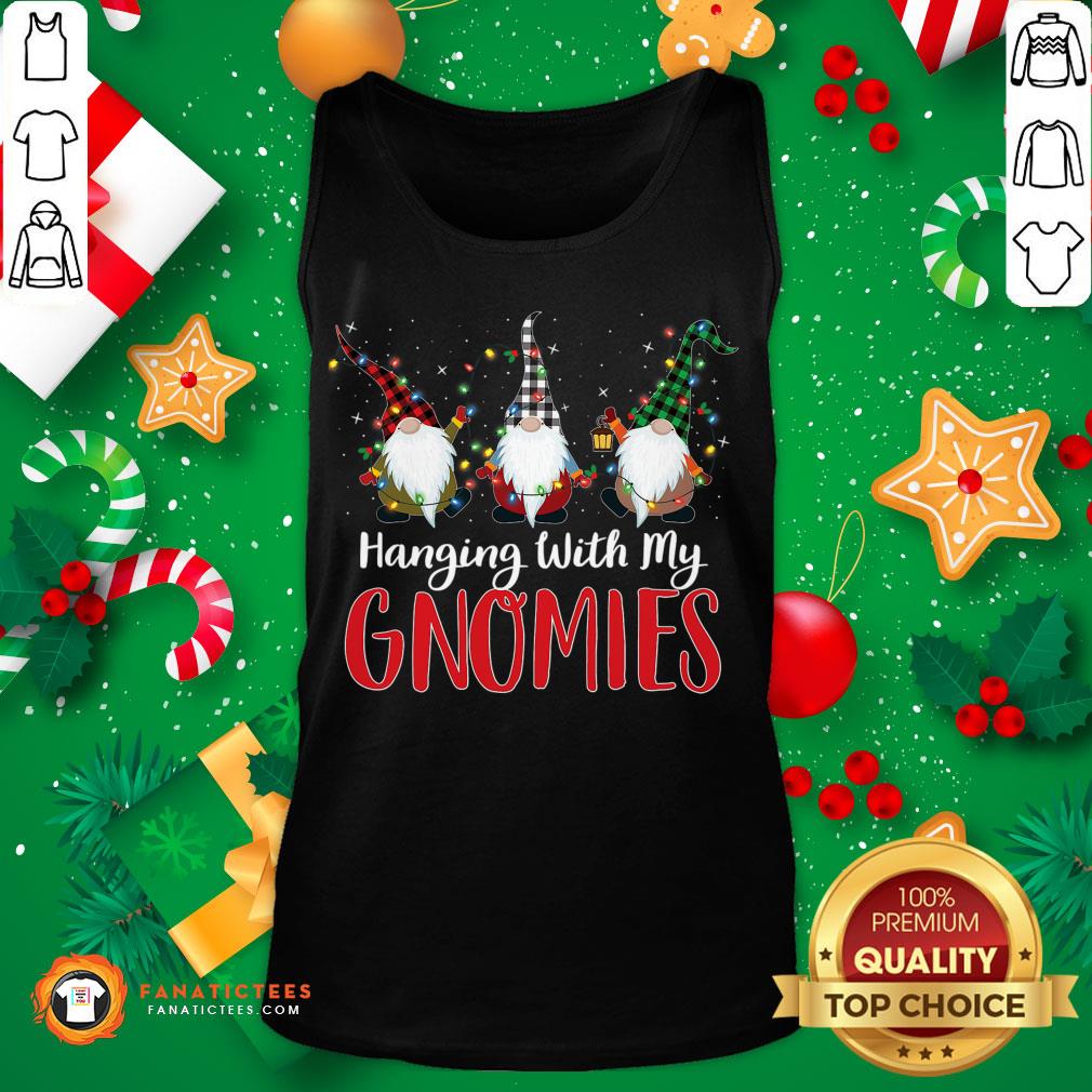 Good Hanging With My Gnomies Nordic Santa Gnome Christmas Pajama T-Shirt