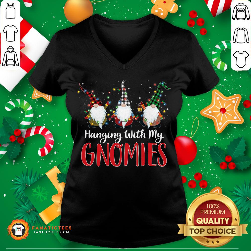 Good Hanging With My Gnomies Nordic Santa Gnome Christmas Pajama T-Shirt
