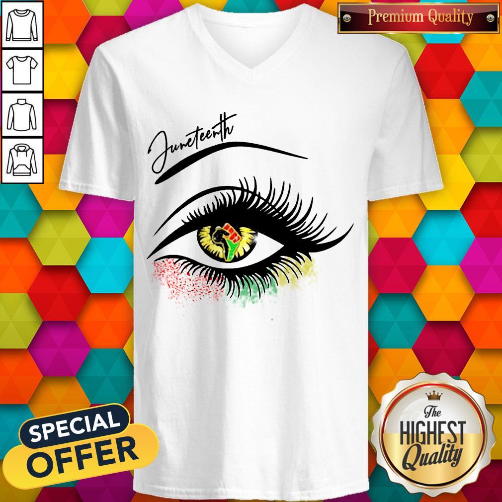 Good Juneteenth Colorful Eye Shirt