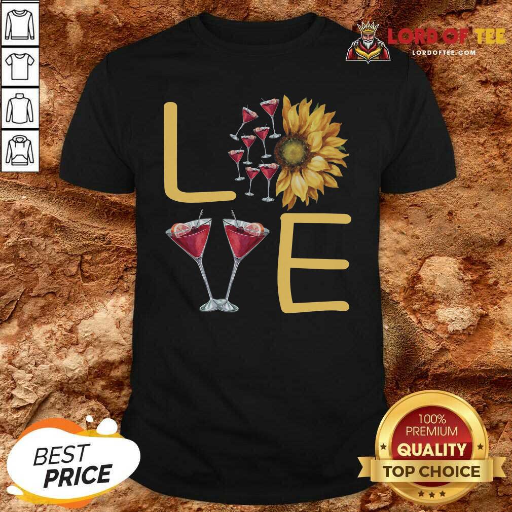 Good Love Sunflower Wine Shirt
