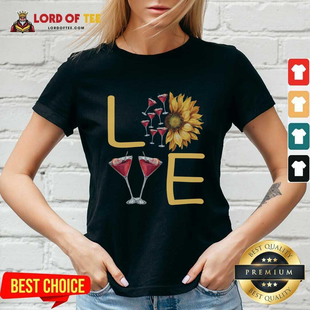 Good Love Sunflower Wine Shirt