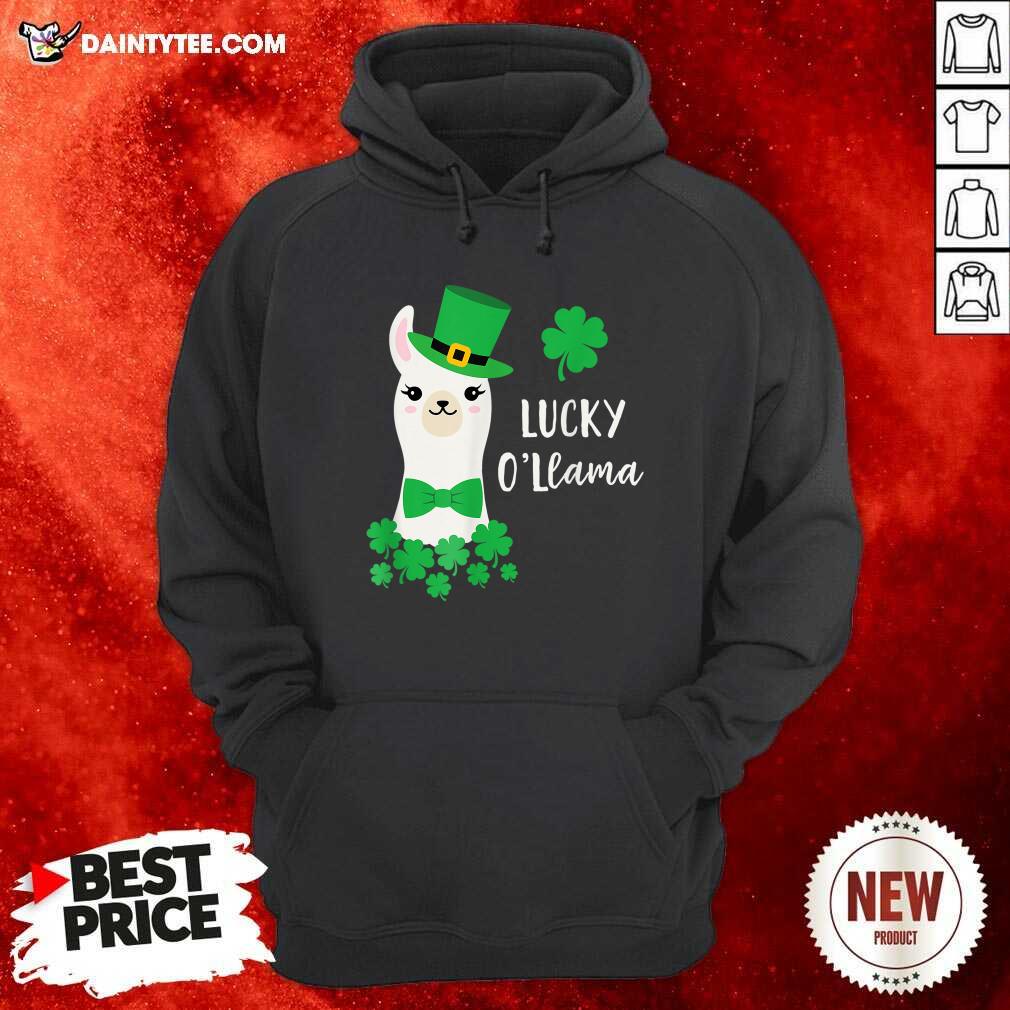 Good Lucky Llama Shamrock St Patrick’s Day Shirt