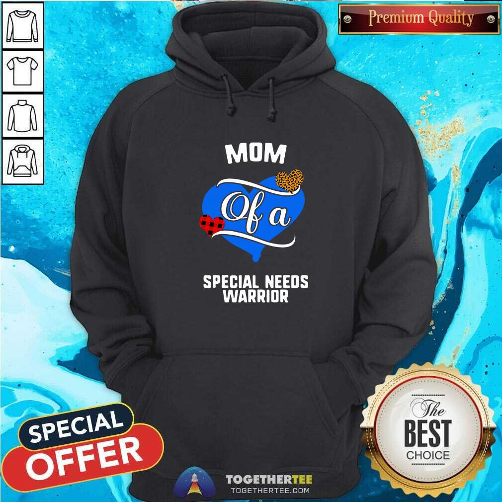 Good Mom Of A Special Needs Warrior Heart Shirt