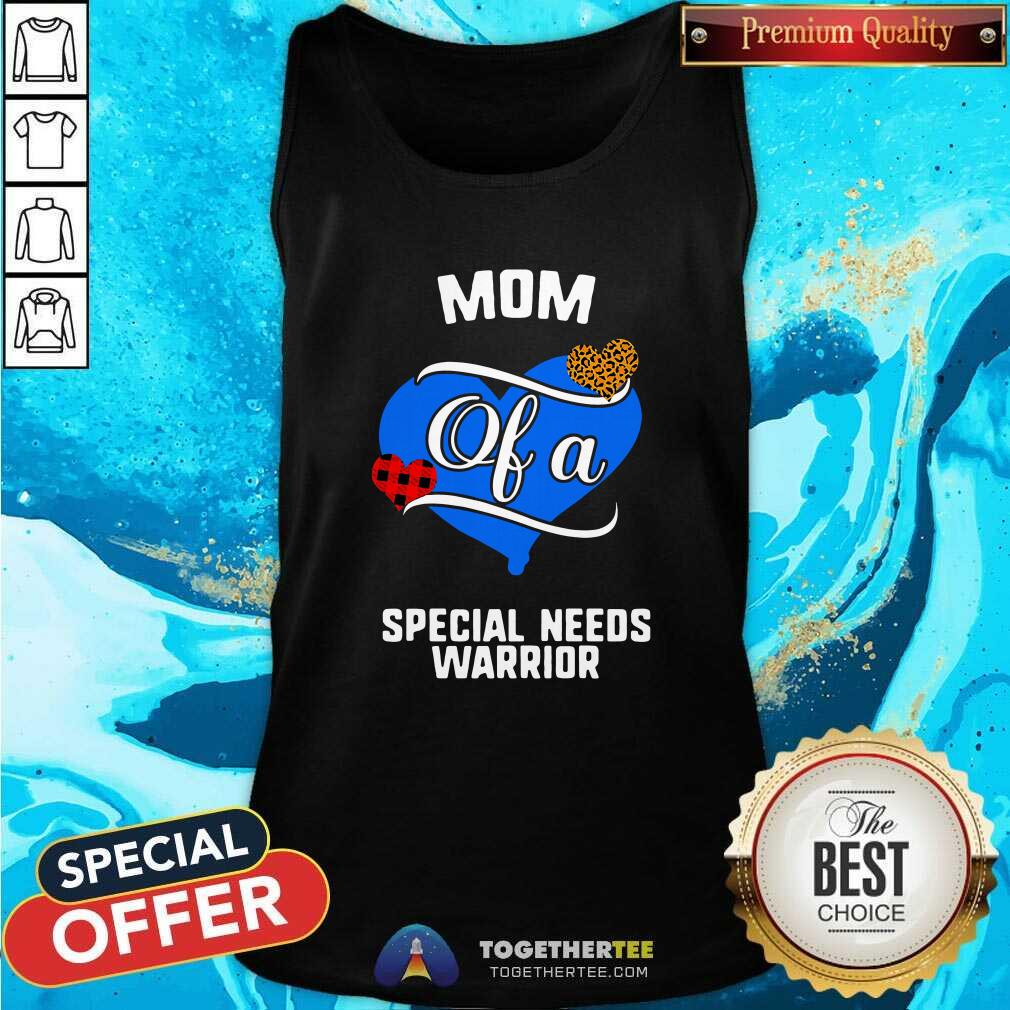 Good Mom Of A Special Needs Warrior Heart Shirt