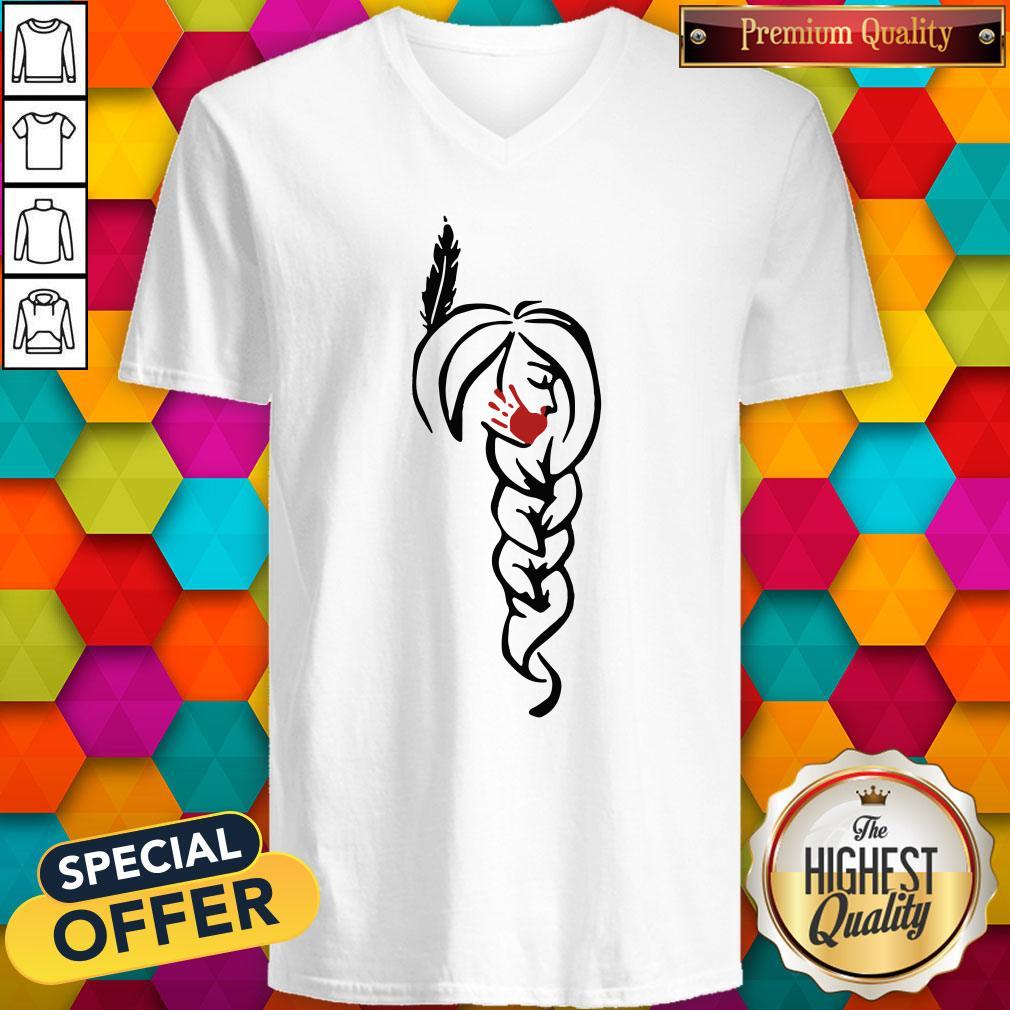 Good Native American Red Hand Shirt