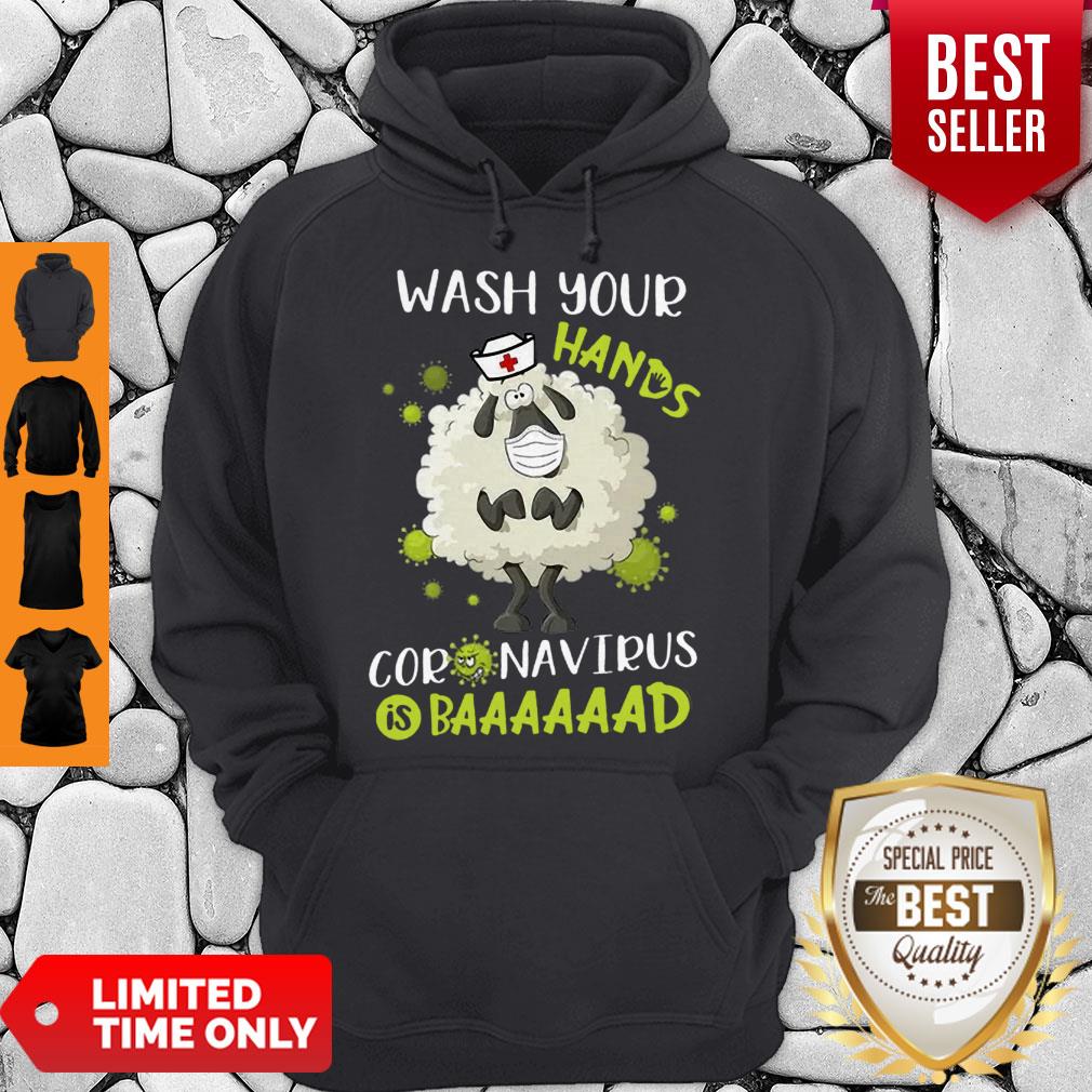 Good Nurse Sheep Wash Your Hands Coronavirus Is Baaaad Shirt