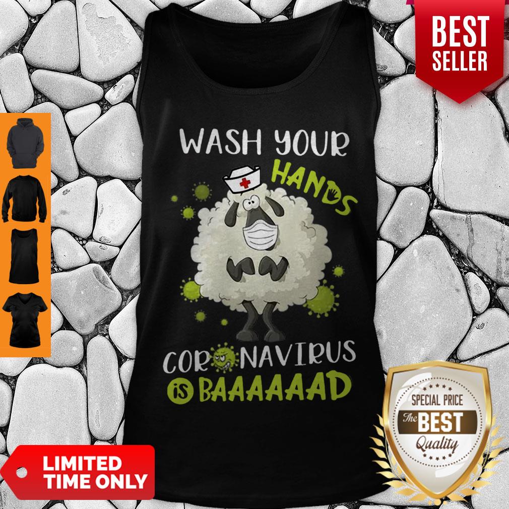 Good Nurse Sheep Wash Your Hands Coronavirus Is Baaaad Shirt