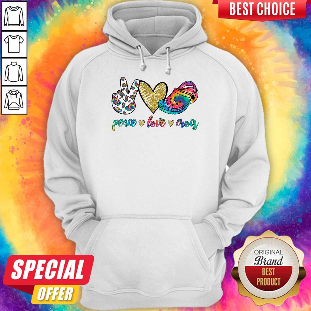 Good Peace Love Crocs Shirt