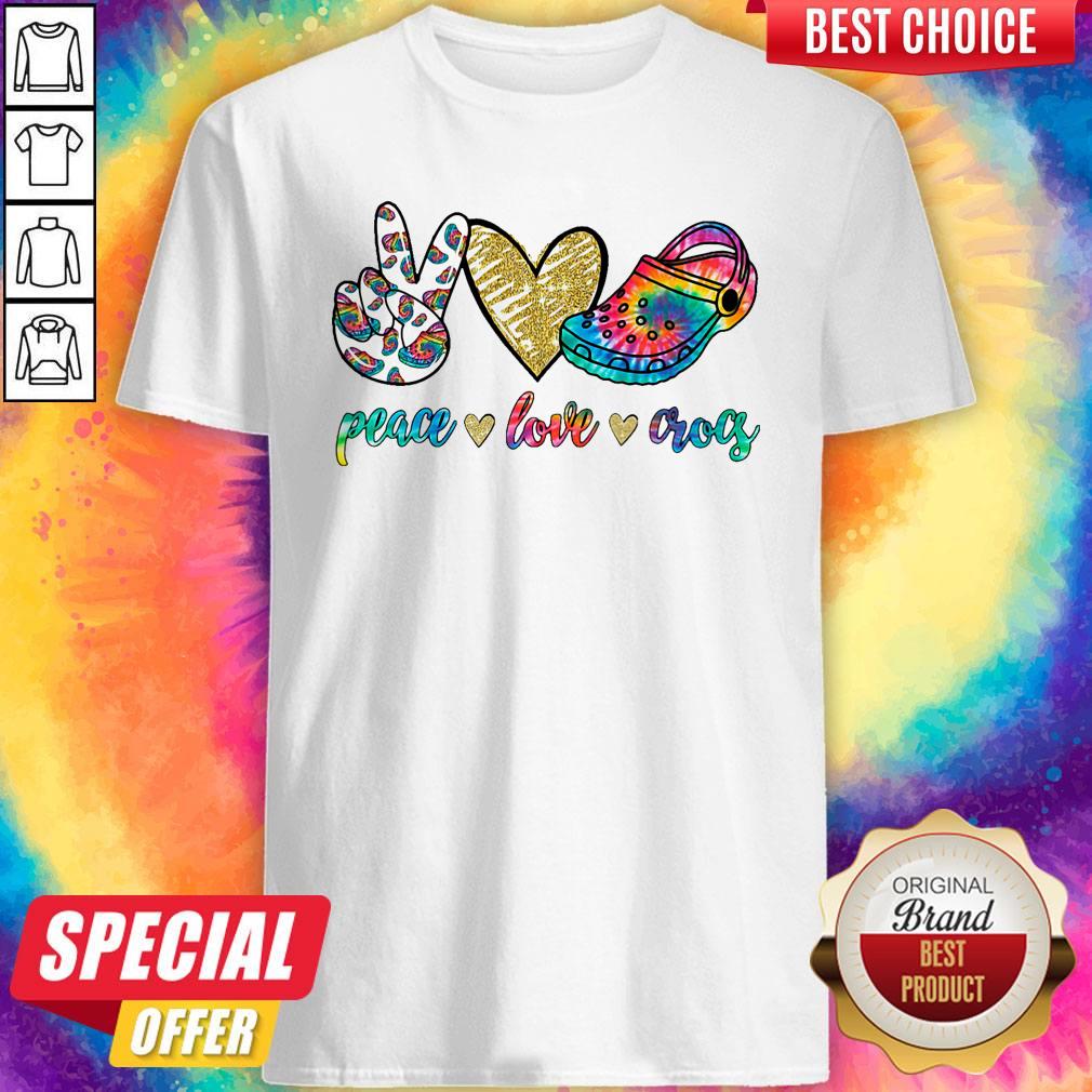 Good Peace Love Crocs Shirt