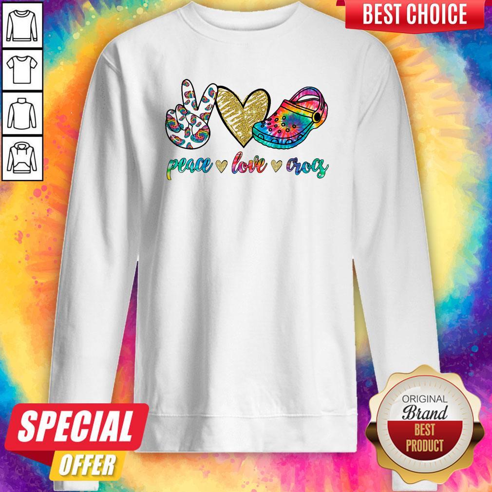 Good Peace Love Crocs Shirt